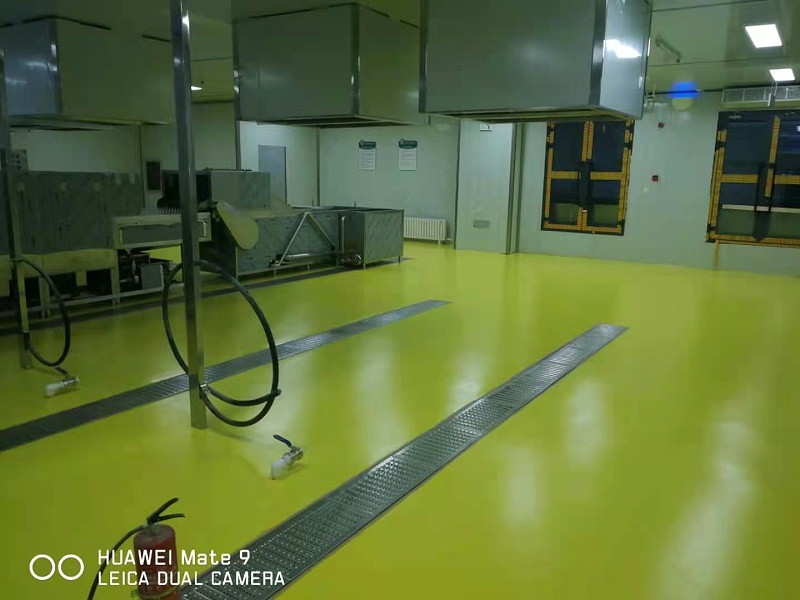 中央厨房聚氨酯纱浆地坪