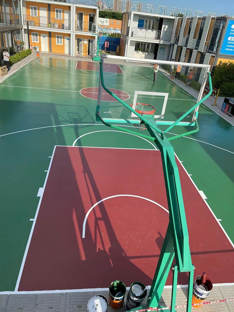 室外篮球场地坪