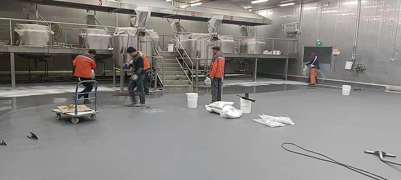 撒砂止滑型聚氨酯砂浆地坪